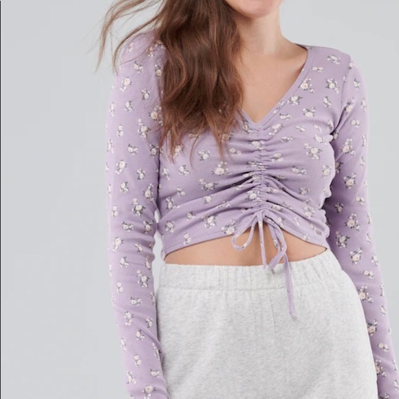 Hollister baby tee (long sleeve crop) - Picture 2 of 6